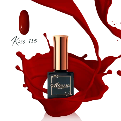 Monarx Kiss 115 – Aistringas Raudonas Gelinis Nagų Lakas