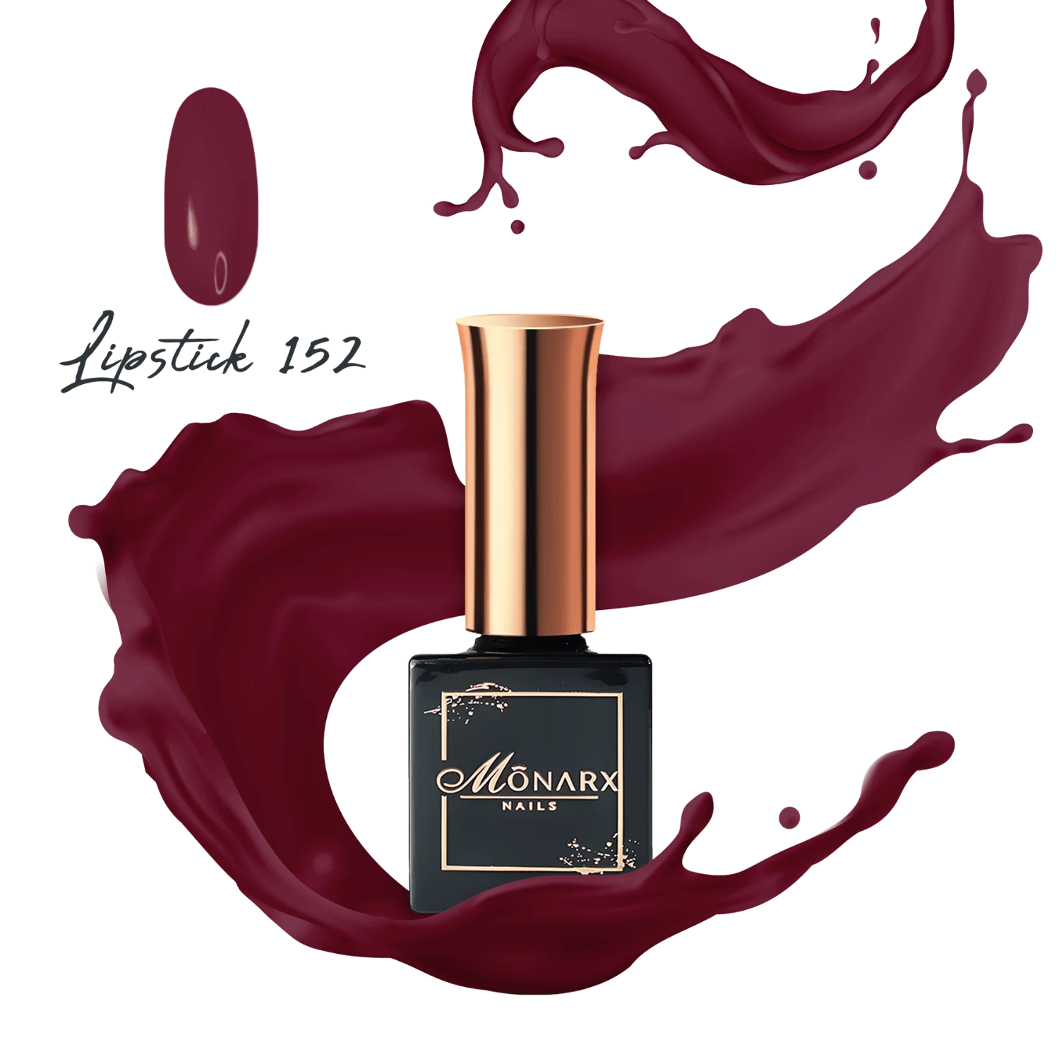 Monarx Lipstick 152 – Gelinis nagų lakas