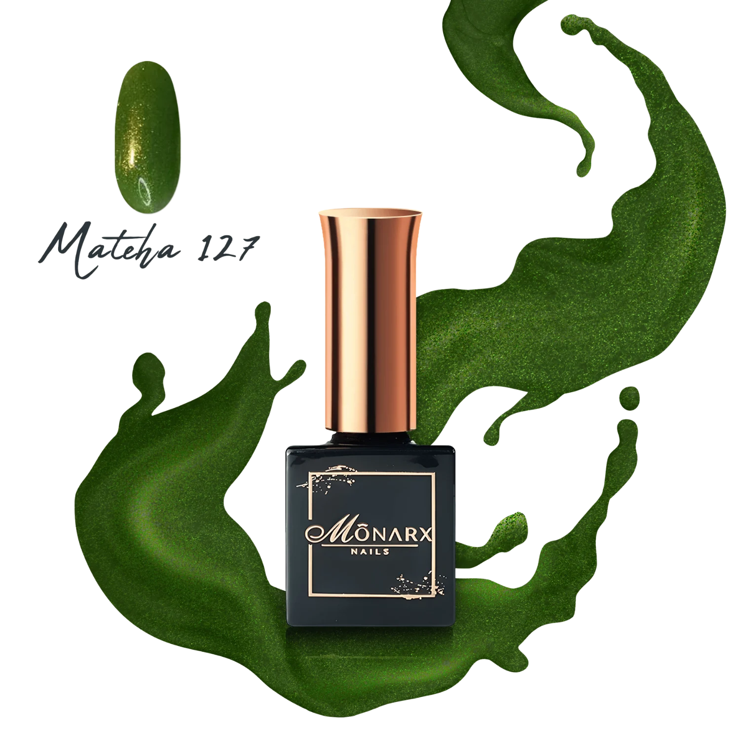 Monarx Matcha 127 – geel-küünelakk