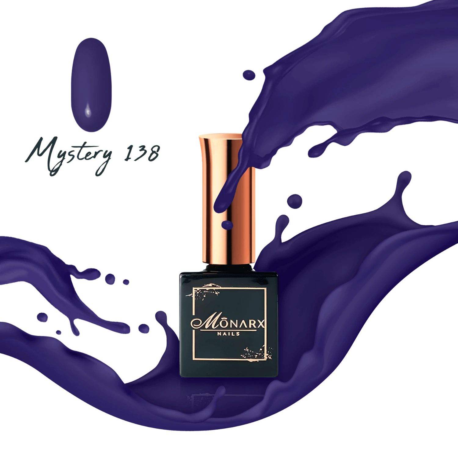 Monarx Mystery 138 – Gelinis nagų lakas