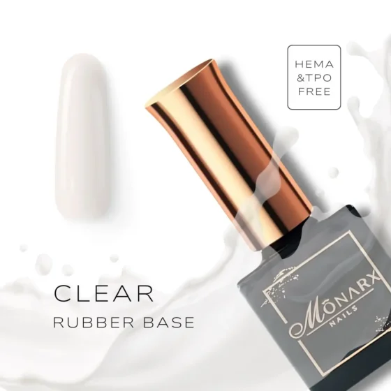 Rubber Base - Šis skaidrus pagrindas iš Monarx puikiai tinka hibridiniams lakams, geliams ir akrilams. Vidutinio tirštumo konsistencija užtikrina...