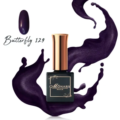 Monarx Butterfly 129 – Gelinis nagų lakas