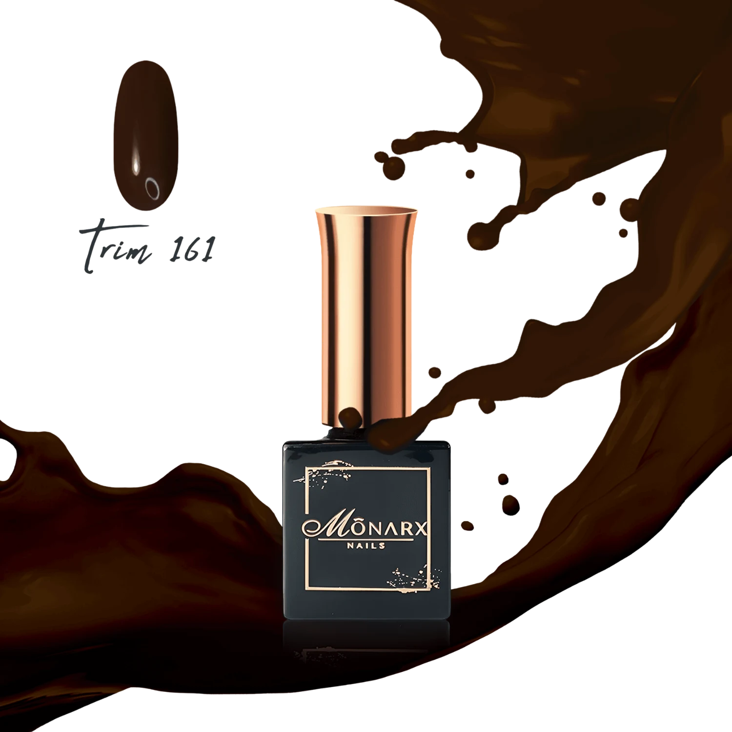 Monarx Trim 161 – Gelinis Nagų Lakas Subtiliam Stiliui