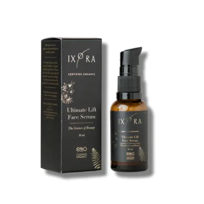 Ixora – „Ultimate Lift Face Serum” Veido Serumas – Stangrinimas ir Liftingas