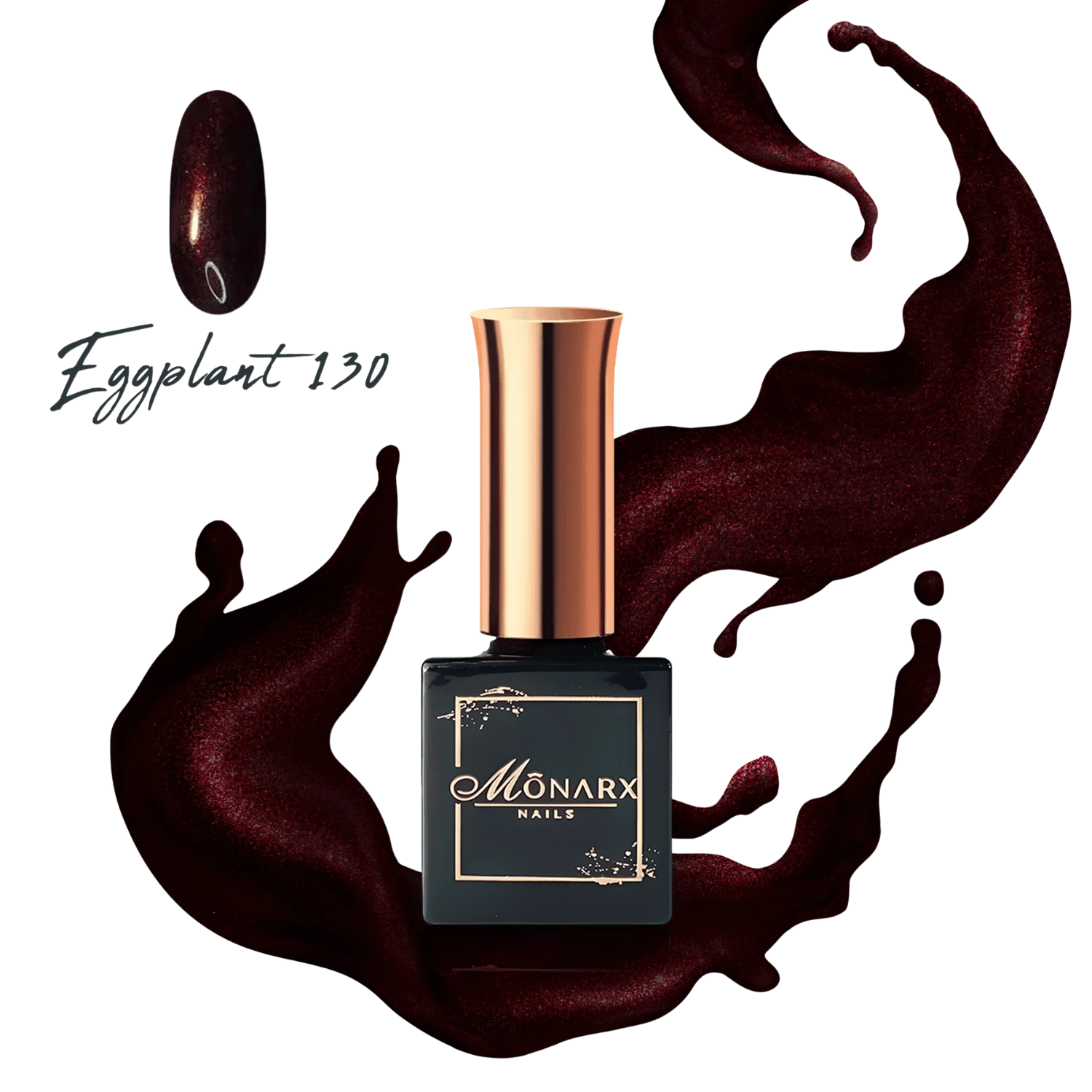 Monarx Eggplant 130 – Gēla nagu laka