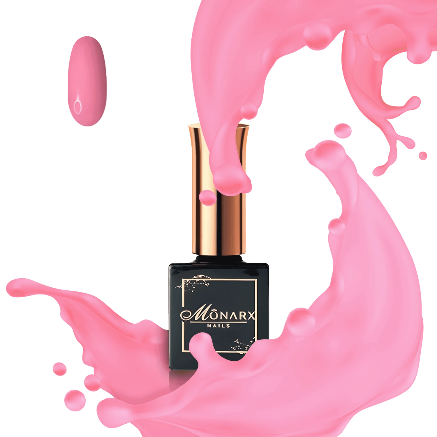 Monarx Flamingo 104 – Gelinis nagų lakas