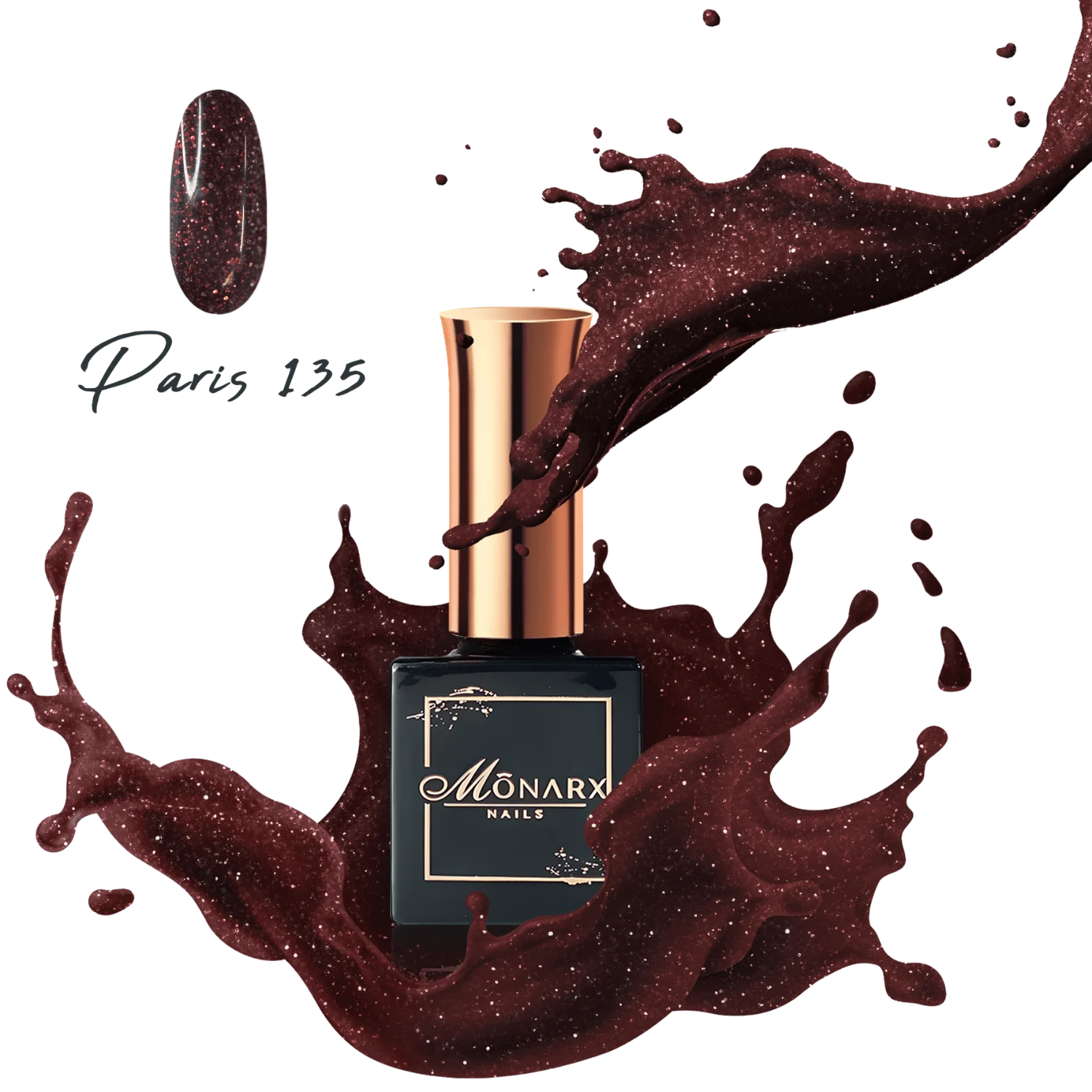 Monarx Paris 135 – Gelinis nagų lakas