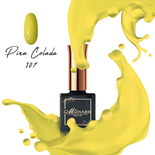 Monarx Pina Colada 107 – Gelinis nagų lakas