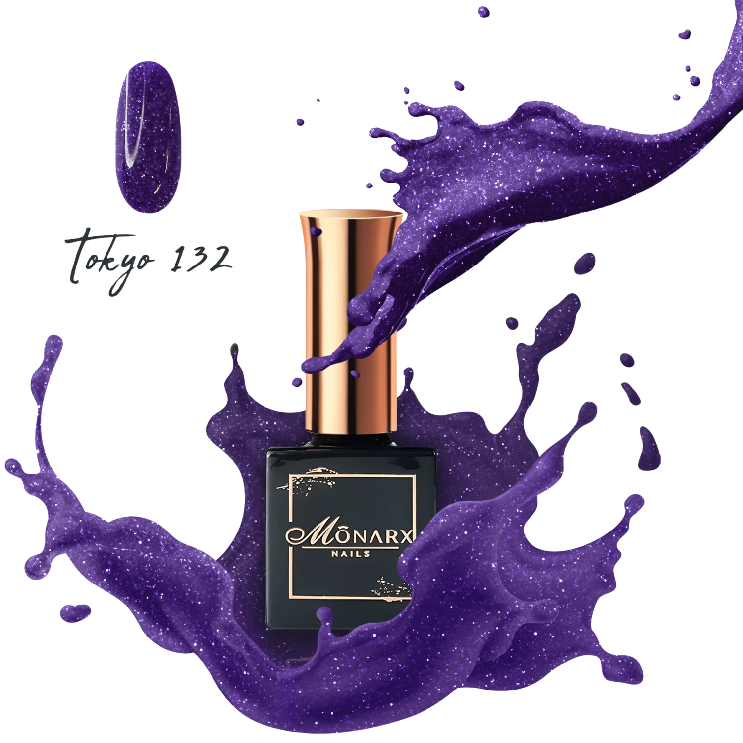 Monarx Tokyo 132 – Gelinis nagų lakas