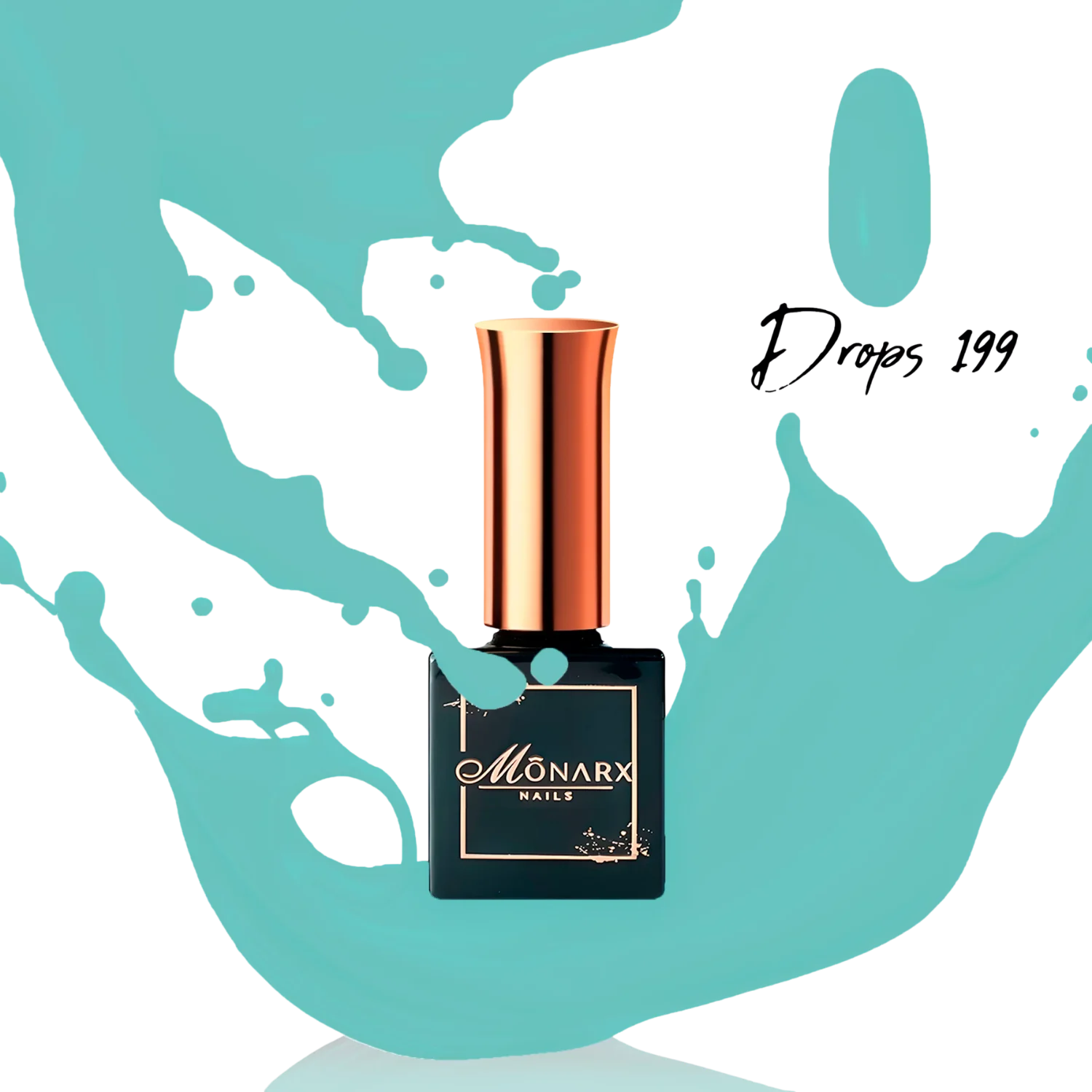 Drops 199 – Gaivus šviesiai žalias hibridinis nagų lakas