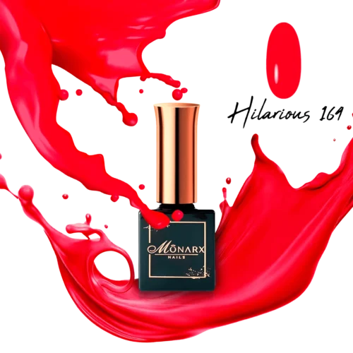 Hilarious 164 avietinis hibridinis nagų lakas – nepriekaištingam moteriškumui.