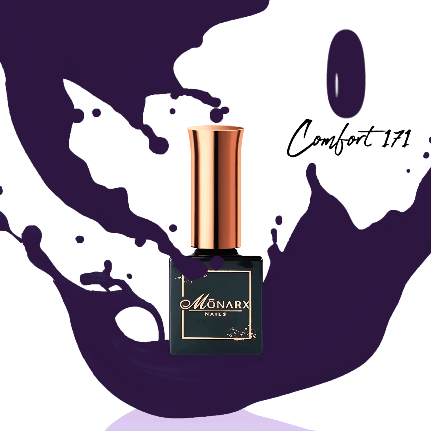comfort 171 hibridinis nagų lakas – subtilumas ir elegancija jūsų manikiūrui