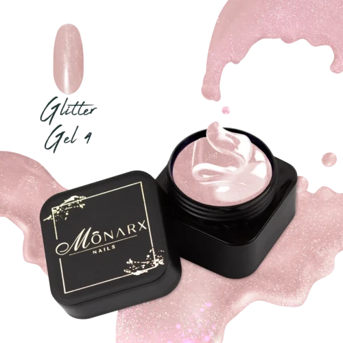 Glitter Gel 4 - Blizgantis UVLED gelis nagams – profesionali kokybė, Vidutinio tirštumo konsistencija užtikrina greitą ir patogų tepimą.