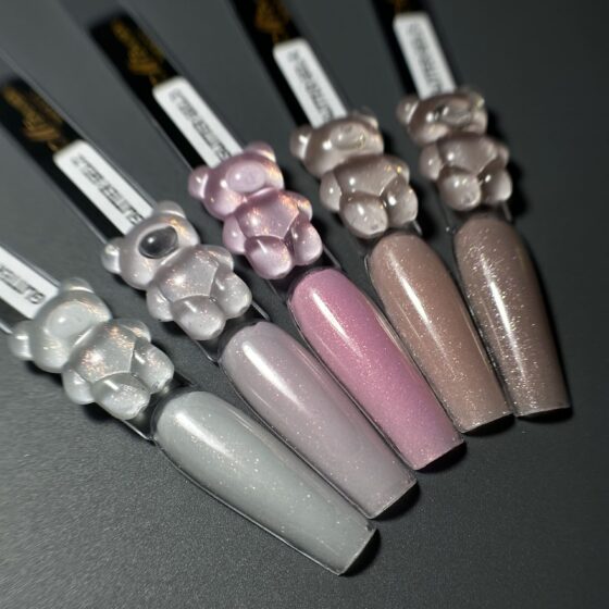 Glitter Gel 5 - gelis nagų priauginimui - Paveikslėlis 2