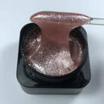 Platinum Gel be HEMA su sidabrine folija nagų priauginimui