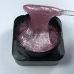 Platinum Gel be HEMA su sidabrine folija nagų priauginimui