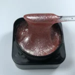 Platinum Gel be HEMA su sidabrine folija nagų priauginimui