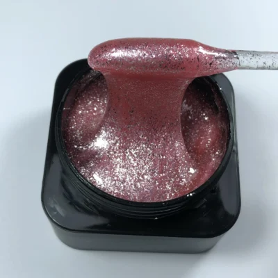 Platinum Gel be HEMA, be TPO – vienfazis statybinis gelis su sidabrine folija