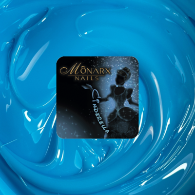 Spalvotas nagų gelis „Cinderella Šviesiai mėlynas“ – Monarx Nails