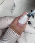 Skystas nagų gelis buteliuke „08 Vėsus rožinis“ – Monarx Nails