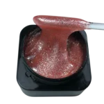 Platinum Gel be HEMA su sidabrine folija nagų priauginimui