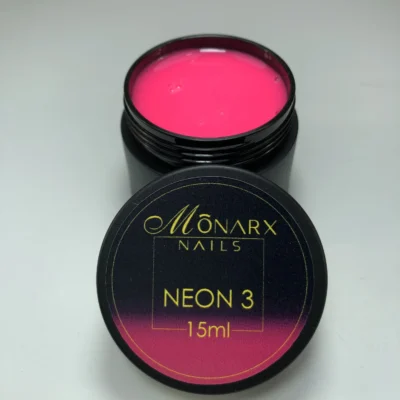 NEON GELIS 3 – vienfazis gelis be HEMA ir TPO, natūralaus nago atstatymui