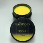 NEON GELIS 1 ryškiai geltonas vienfazis gelis be HEMA ir TPO, 15 ml