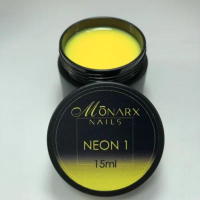 NEON GELIS 1 – vienfazis gelis be HEMA ir TPO, natūralios nago plokštelės atstatymui, 15 ml