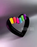 NEON GELIS 1 ryškiai geltonas vienfazis gelis be HEMA ir TPO, 15 ml