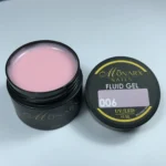 Fluid gelis 006 be HEMA ir TPO iš Monarx – skaidrus, lankstus gelis nagams