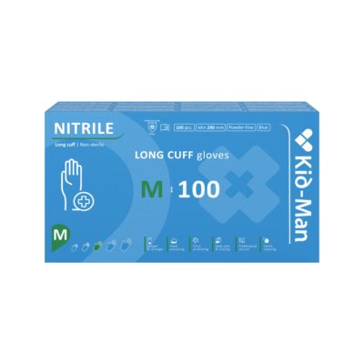 Vienkartinės nitrilo pirštinės 290 mm, 100 vnt.