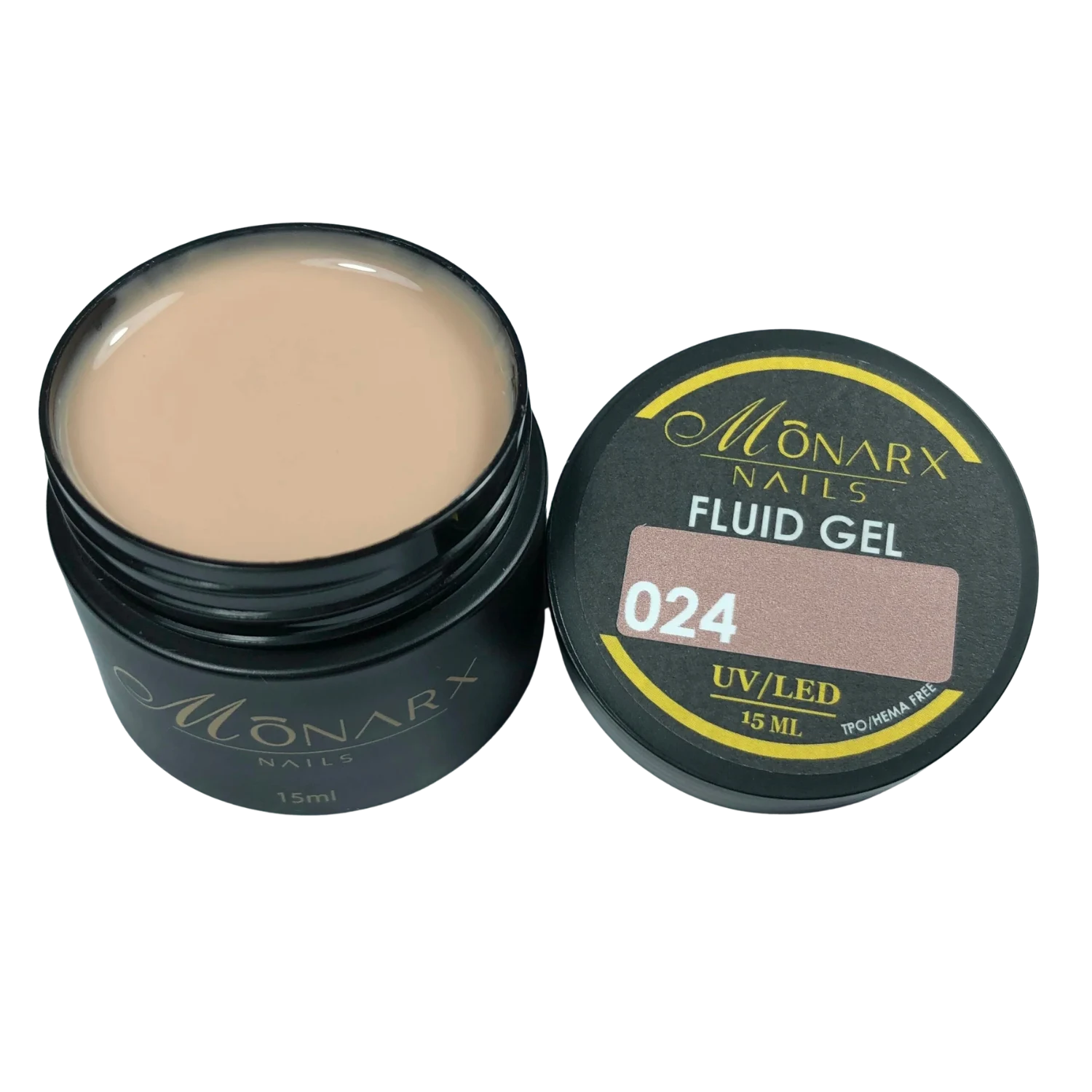Fluid gelis 024 be HEMA ir TPO – Monarx