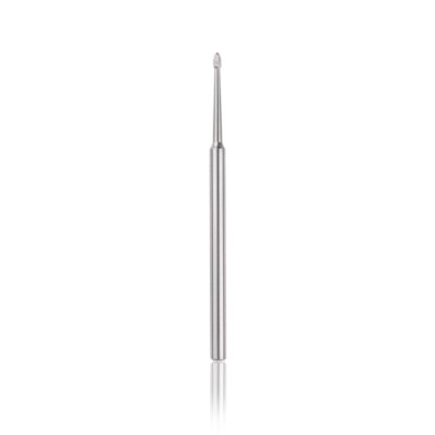 Nerūdijančio plieno antgalis „Lašelis“ L-2,5 mm, Ø1,2 mm – neabrazyvinis