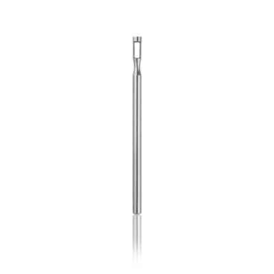 Nerūdijančio plieno antgalis su šlifuota geležte L-6,5 mm, Ø2,3 mm