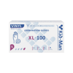 Kid-Man vienreizlietojamie vinila cimdi, 100 gab. (S–XL)