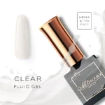 Fluid gelis clear be HEMA ir TPO iš Monarx – skaidrus, lankstus gelis nagams