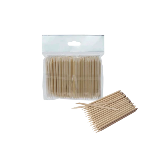 Apelsinmedžio pagaliukai nagams EXPERT 75 mm, 100 vnt.