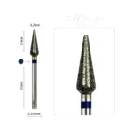 Deimantinis „Lašas“ – vidutinio grubumo, mėlyna žyma 4,2 mm